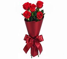 Букет 5 Красных роз Эдлесс Лав в Поназырево