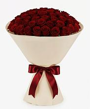 Букет 101 Бордовая роза Блэк Бакарра в Поназырево