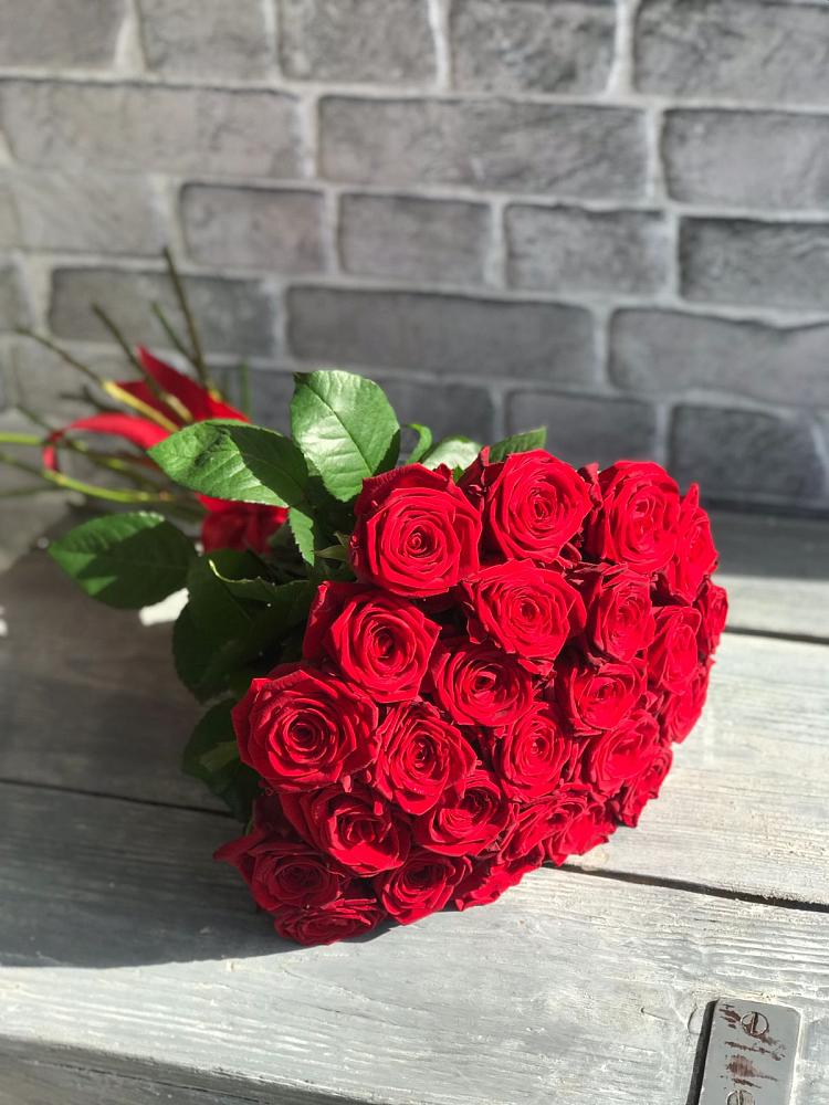 Букет Красные розы Фридом в Поназырево