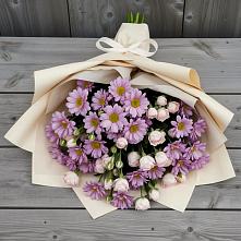 Букет цветов из:  Розы и Хризантемы в Поназырево