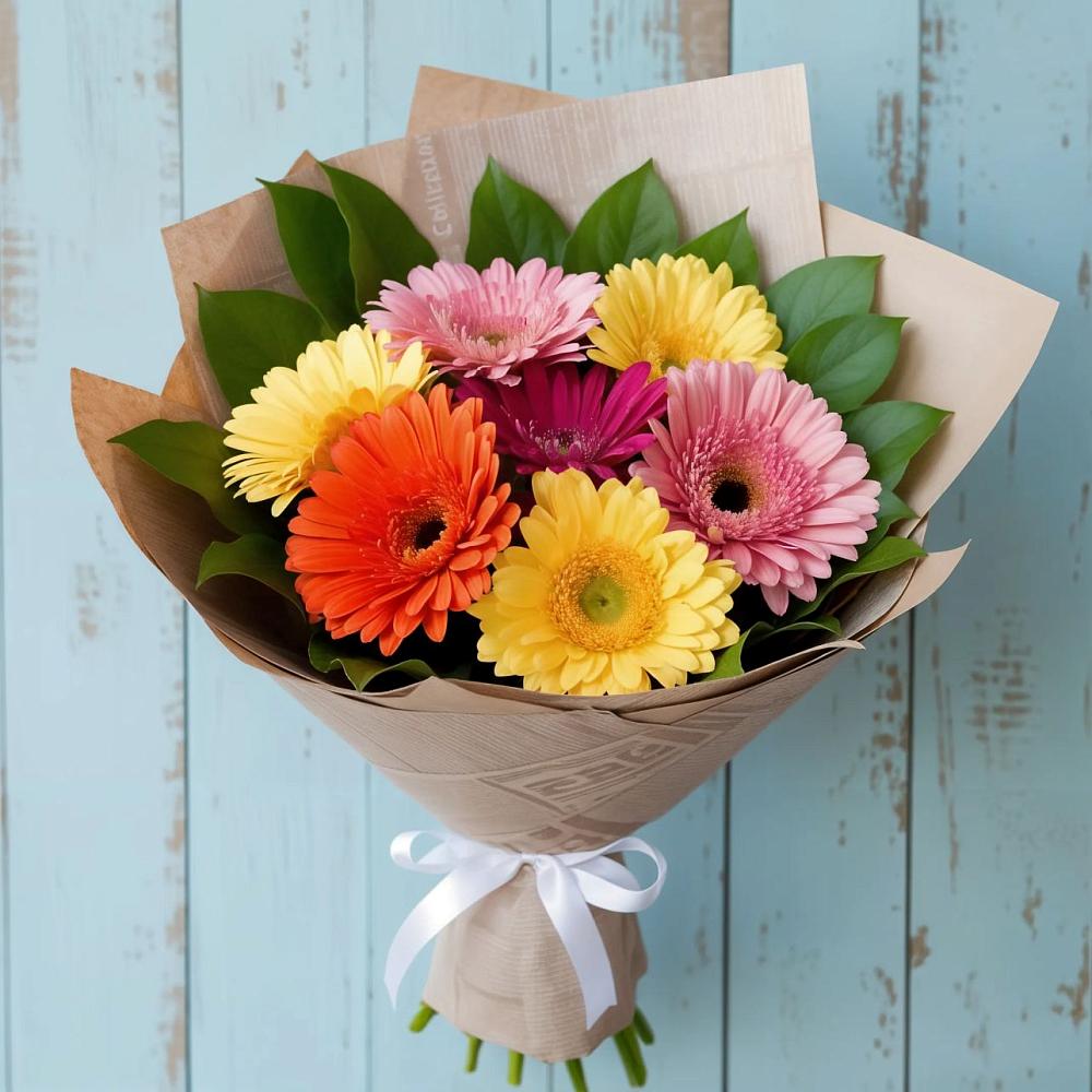 Букет цветов из: Герберы в Поназырево