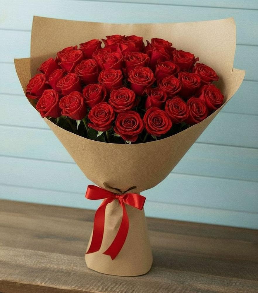 Букет Красные розы Милано в Поназырево