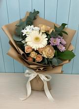 Букет цветов из:  Герберы и Хризантемы в Поназырево
