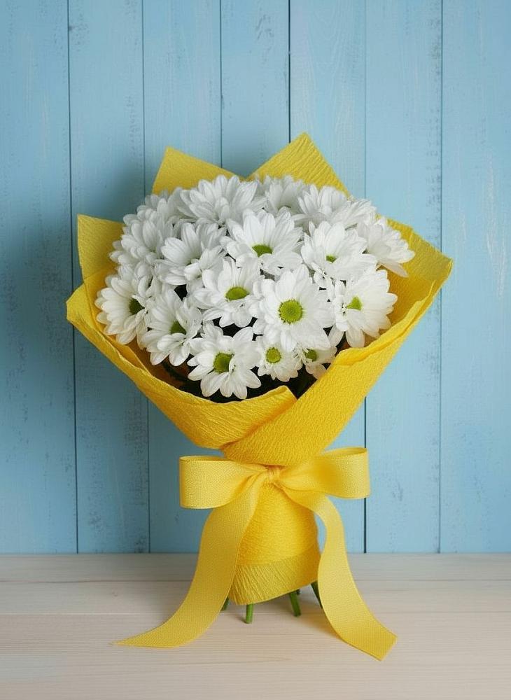 Букет цветов из: Хризантемы в Поназырево