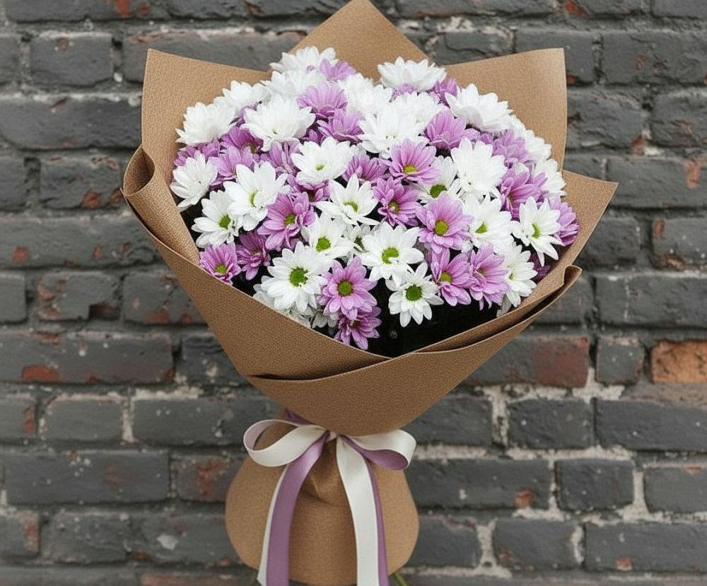 Букет цветов из: Хризантемы в Поназырево