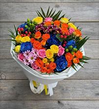 Букет цветов из:  Розы и Хризантемы в Поназырево