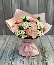 Букет цветов из:  Гвоздики, Розы и Хризантемы в Поназырево
