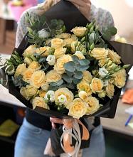 Букет цветов из:  Розы и Лизиантусы #REPLACE_PRED# Поназырево