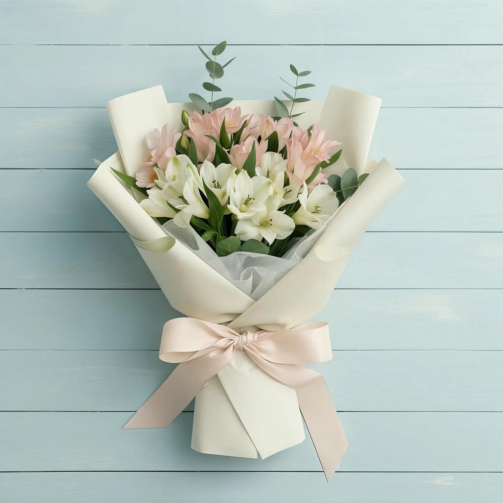 Букет цветов из: Альстромерии в Поназырево