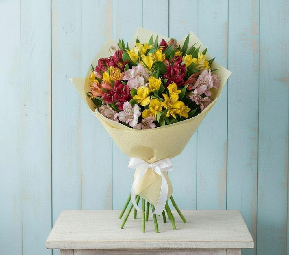 Букет цветов из: Альстромерии в Поназырево