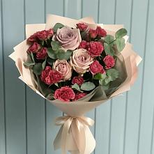 Букет цветов из:  Гвоздики и Розы в Поназырево