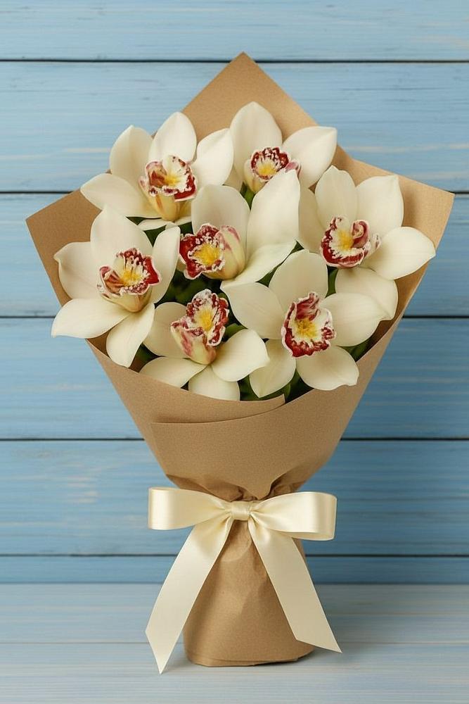 Букет цветов из: Орхидеи и Розы в Поназырево