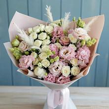 Букет цветов из:  Альстромерии и Розы в Поназырево